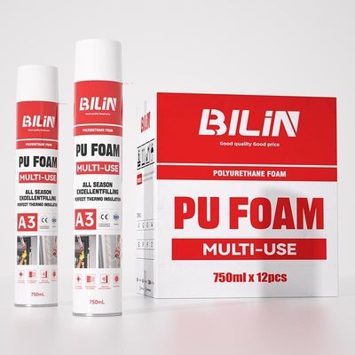 Construction Multi Purpose PU Foam Mildew Proof Polyurethane Spray Foam