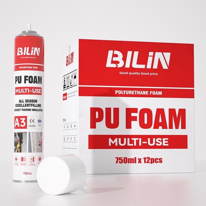 Multi-Use Fire Retardant PU Foam Smooth per il montaggio HVAC e sigillamento dei tubi