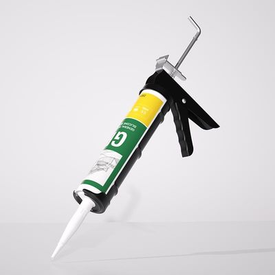 GP Advanced 10 oz Clear Silicone Sealant Neutral Food Grade Water Resistant Glue High Elongation for Woodworking Construction