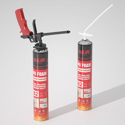 EI 240 Fire Rated Expanding Foam Sealant High Adhesion Fireproof PU Glue for Construction