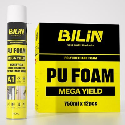 Polyurethane non tossico espandente schiuma spray resistenza all'umidità elevata