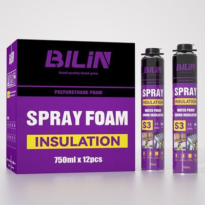 Spray eco-compatibile con schiuma PU Isolamento termico e acustico