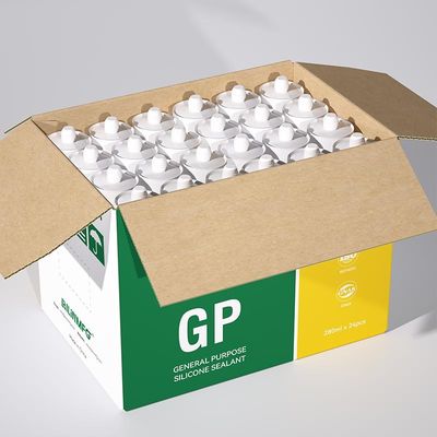 280 ml Silicone acetico neutro sigillante resistente al restringimento per uso domestico Non tossico