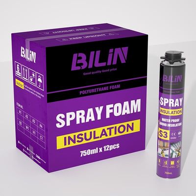 900 ml di schiuma di PU espandibile Spray ad alta legame Moffa e resistente all'erosione