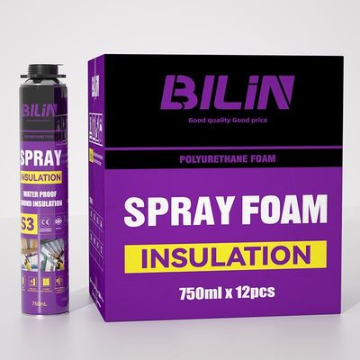Spray di schiuma di poliuretano espandente dipintibile stabile per l'uso a lungo termine