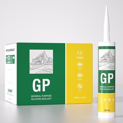 Protezione contro le intemperie GP Silicone sigillante trasparente Antifungino di uso generale Per il bagno