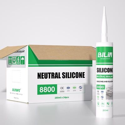 Acque resistenti Silicone neutro Sigilante di costruzione Silicone neutro Adesivo strutturale