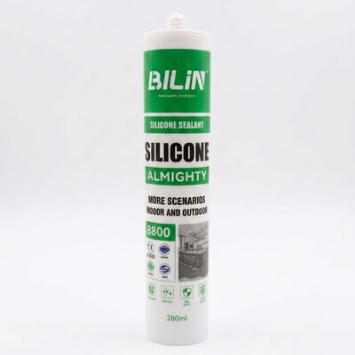 Qualità Sigilante anti muffa Sigilante di silicone neutro con durezza 45A Contenuto 280ml 300ml 310ml 590ml 600ml Garantisce un sigillamento elastico duraturo fabbrica
