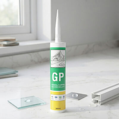 Qualità Sigillante in silicone GP economicamente vantaggioso con forte adesione, colla impermeabile per materiali in vetro, metallo e UPVC fabbrica